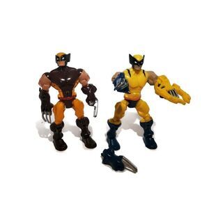 Wolverine Figurines figure 2013 Lot 2  Gentle Giant Marvel Blue Yellow Black